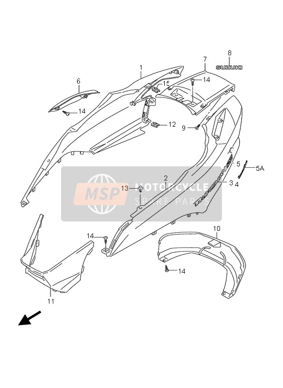 4711149F00NE2, Cover Frame, Suzuki, 0